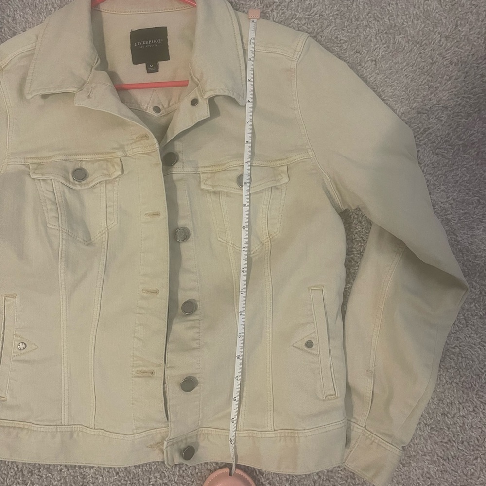 Liverpool Beige Jean Jacket - Picture 8 of 9